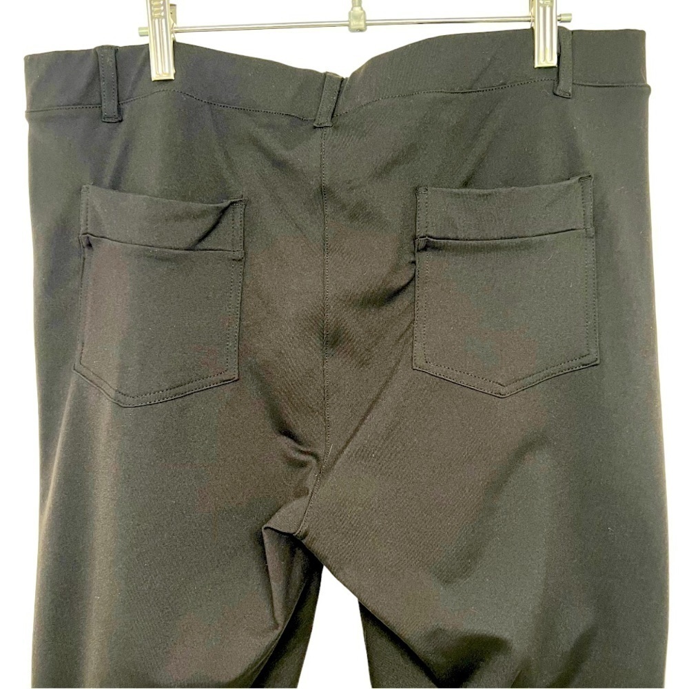 Yogipace NEW Black Stretch Pull On Straight Leg Yoga Dress Pants Womens XXL - Picture 8 of 12